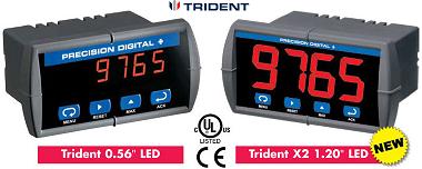 Precision Digital Trident X2 with Large Digits