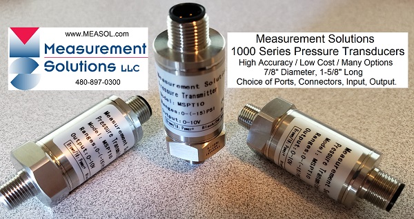 12076 Meas Pressure Transmitter Transducer Sensor MSP-300-100-P-4-N-1 2000133 