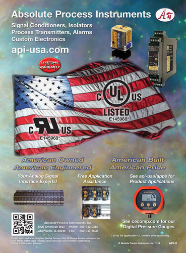 API - Absolute
                  Process Instruments - Signal Conditioning Isolators