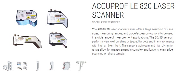 Acuity 820 AccuProfile Laser Scanners