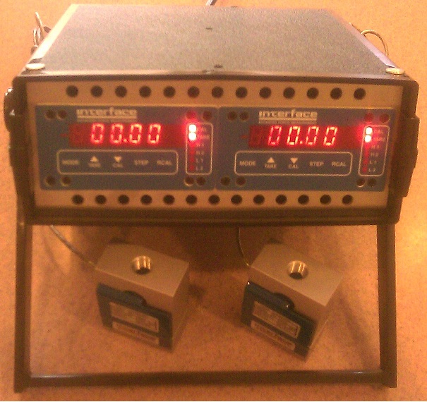 Portable Dual Load Cell Display