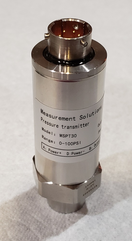 Measurement Solutions High Accuracy Pressure Transducer